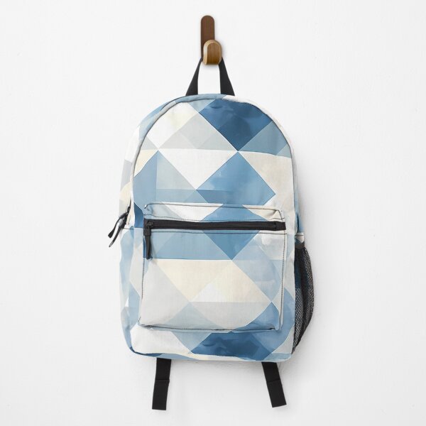 Item preview, Pattern With Blue And White Rhombuses And Triangles designed and sold by kuralesya.