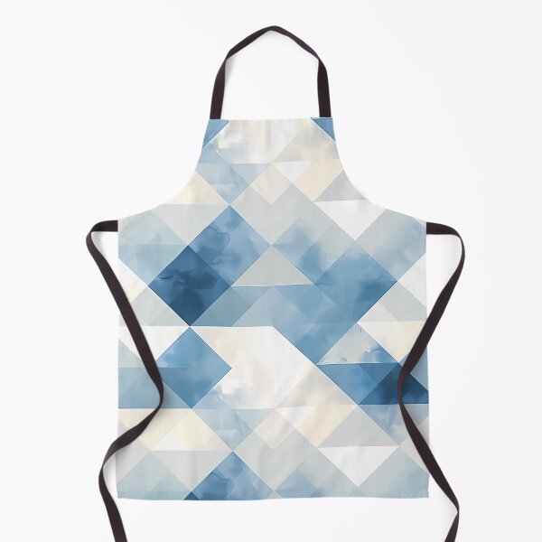 Item preview, Pattern With Blue And White Rhombuses And Triangles designed and sold by kuralesya.