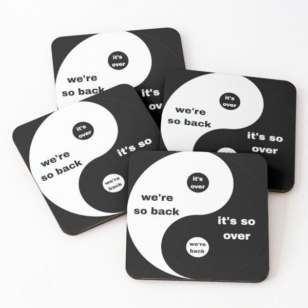 Item preview, We're So Back, It's So Over Yin Yang designed and sold by ASamArt.