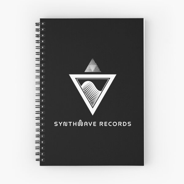 Item preview, Synthwave Records Logo White designed and sold by Demibot-Studio.