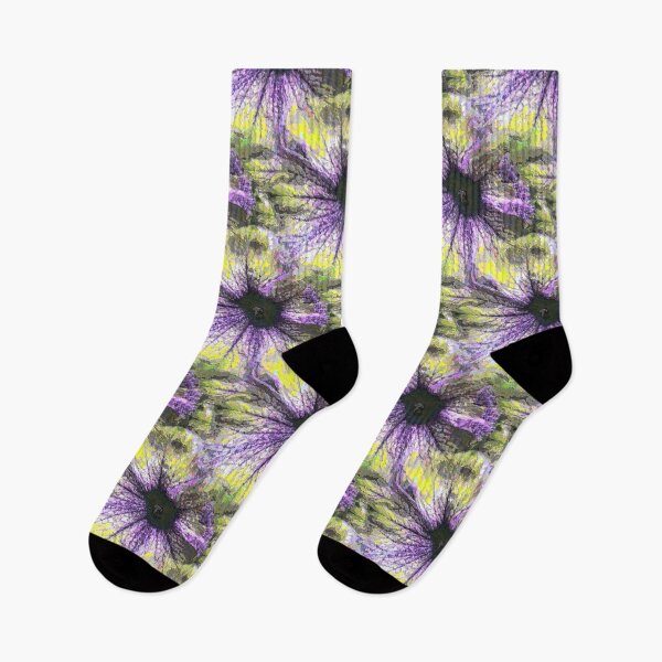 Item preview, A Purple and Yellow Petunia Flower Design designed and sold by kristalcurt.