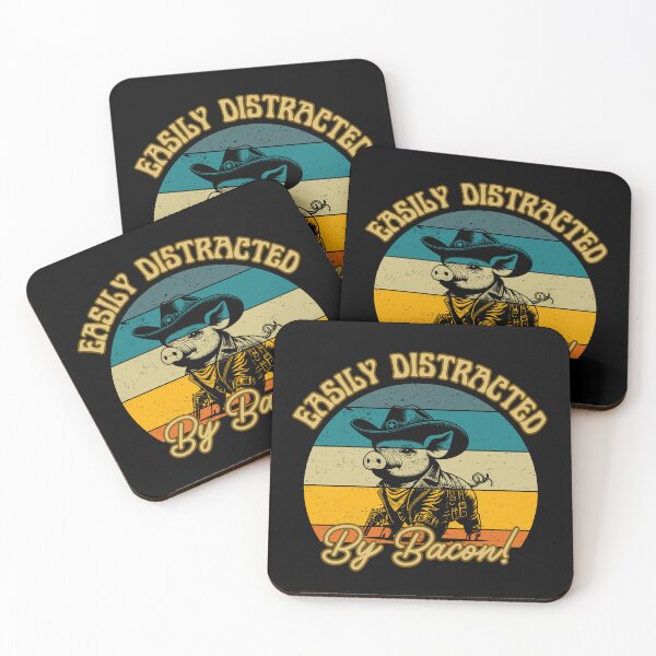 Item preview, Easily Distracted By Bacon designed and sold by AussieWonders.