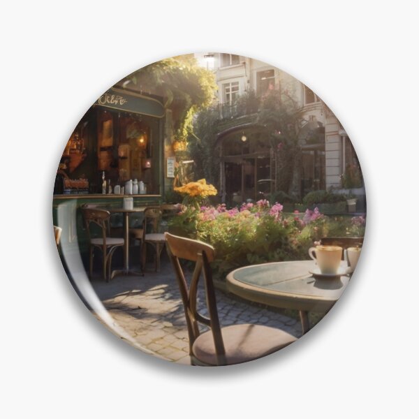 Item preview, Parisian Courtyard Café designed and sold by BlareBlare.