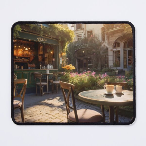 Item preview, Parisian Courtyard Café designed and sold by BlareBlare.