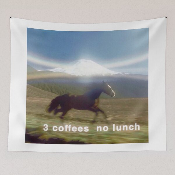 Item preview, 3 Coffees No Lunch designed and sold by ASamArt.
