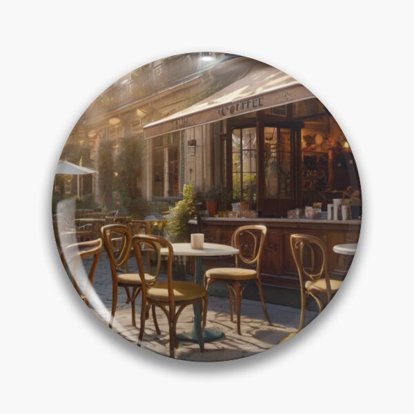 Item preview, French Courtyard Coffee House designed and sold by BlareBlare.