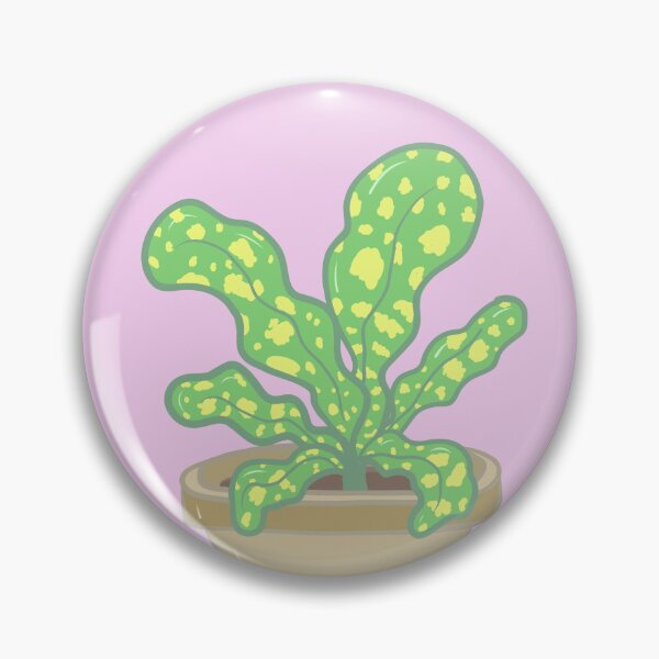 Item preview, cute croton plant designed and sold by Rifftoons.