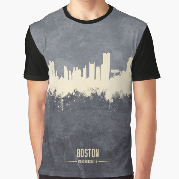 Artikel-Vorschau von Boston-Massachusetts-Skyline, designt und verkauft von ArtPrints.