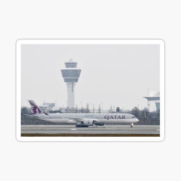 Qatar Airways in Munich Sticker