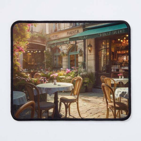 Item preview, French Flower Courtyard Café designed and sold by BlareBlare.