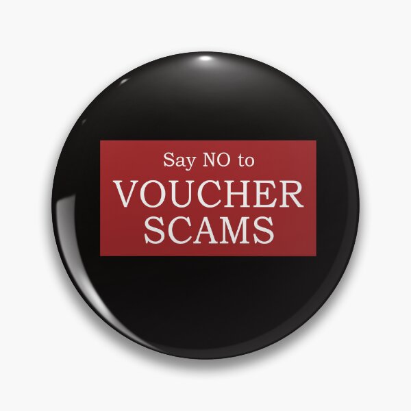 Item preview, Say no to Voucher Scams designed and sold by anaotradnova.