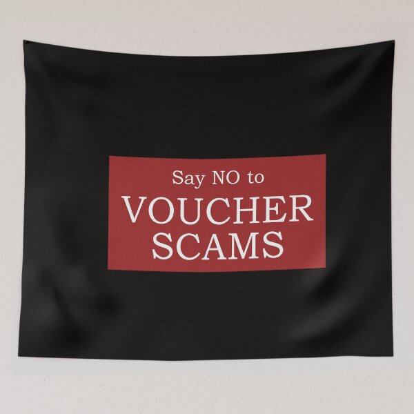 Item preview, Say no to Voucher Scams designed and sold by anaotradnova.