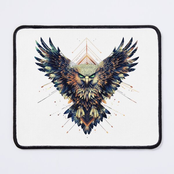 Item preview, Geometry Golden Eagle Spread Wings designed and sold by TheDarkStone.