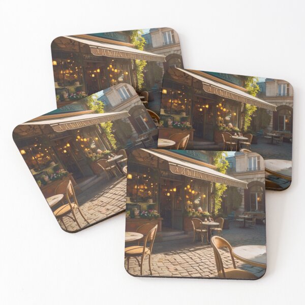 Item preview, Parisian Garden Coffee Spot designed and sold by BlareBlare.