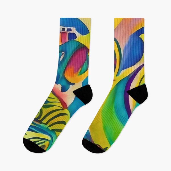 Item preview, Vivid Multicolor "Spanish Steps" Painting,Bold & Colorful! "Spanish Steps" Abstract  designed and sold by Frame of Mind .