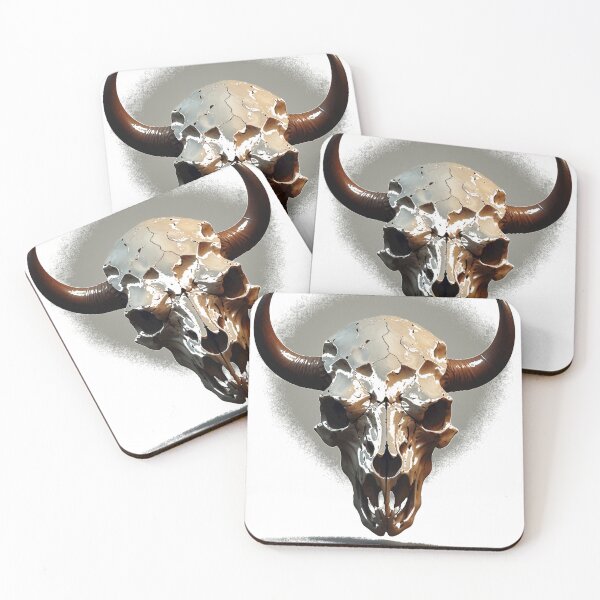 Item preview, Bufallo skull designed and sold by MindsAtelier.
