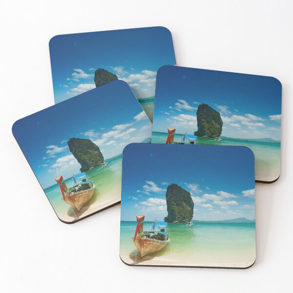 Item preview, ao nang poster, travel wall art thailand designed and sold by PanenkaPrints.