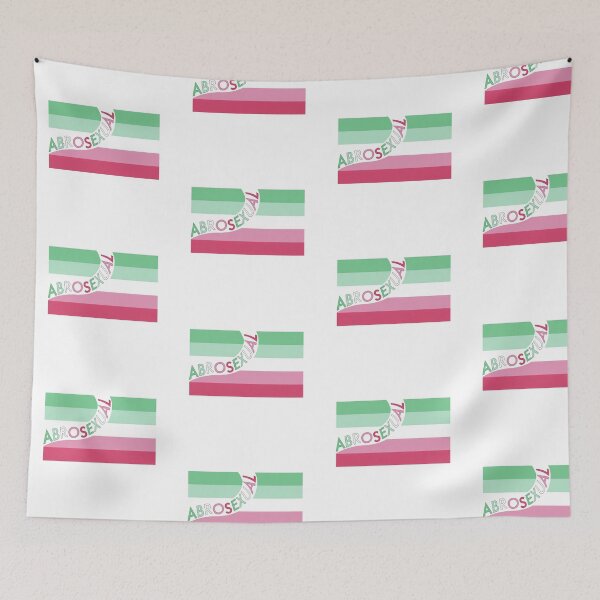 Item preview, Lettered Abrosexual Flag designed and sold by A4R0NN.