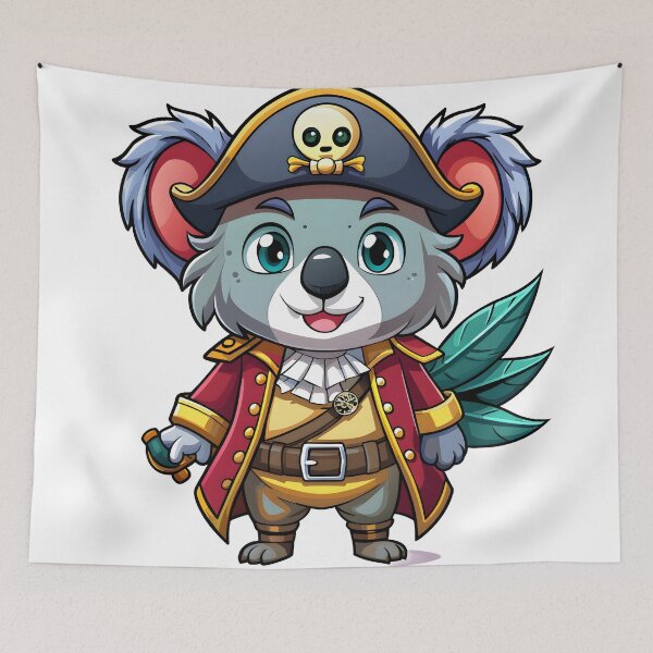 Item preview, pirate Koala designed and sold by Arextr.