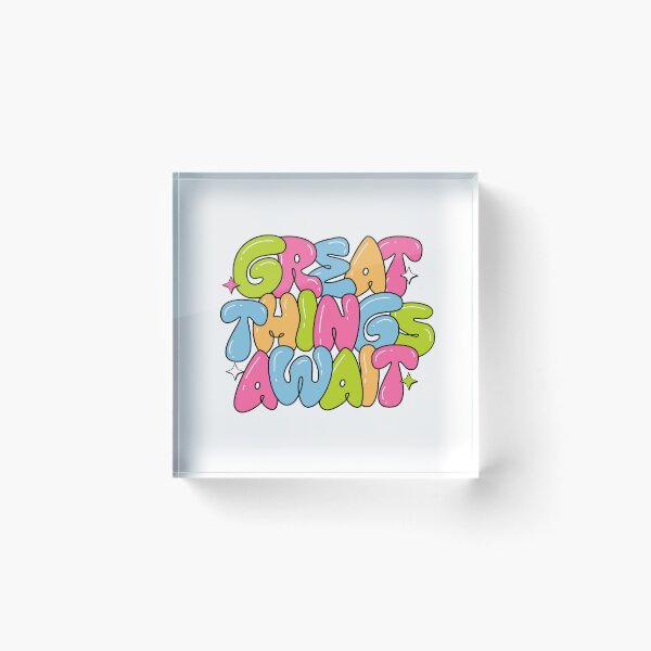 Item preview, Great Things Await designed and sold by Zha-Zha Designs.