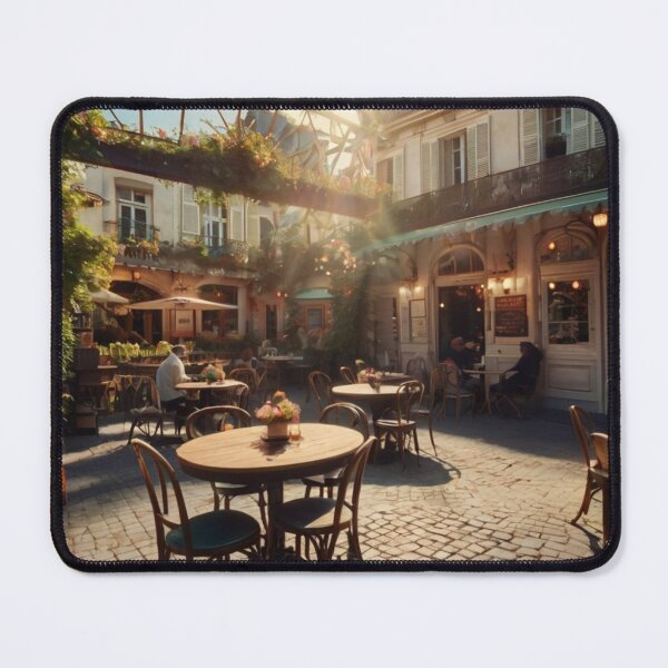 Item preview, French Bistro Courtyard designed and sold by BlareBlare.