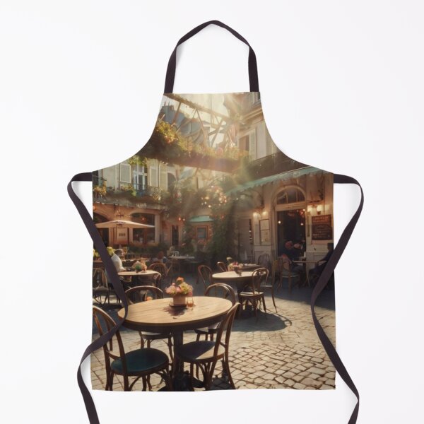 Item preview, French Bistro Courtyard designed and sold by BlareBlare.