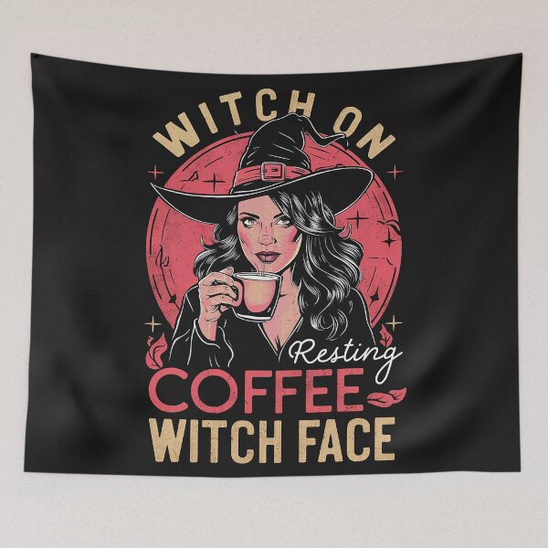 Item preview, Witch on a Coffee Break designed and sold by bosilvercat.