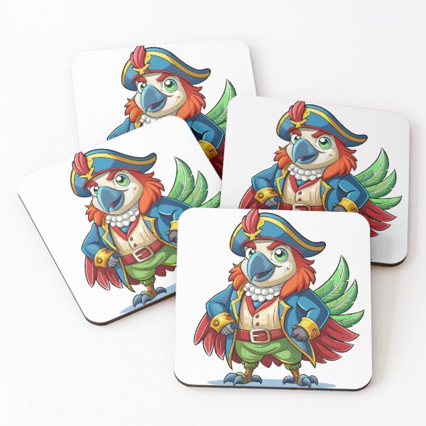 Item preview, pirate parrot designed and sold by Arextr.