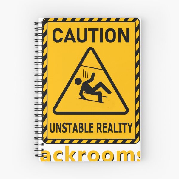 Item preview, Backrooms Caution Sign designed and sold by backroomsdotnet.