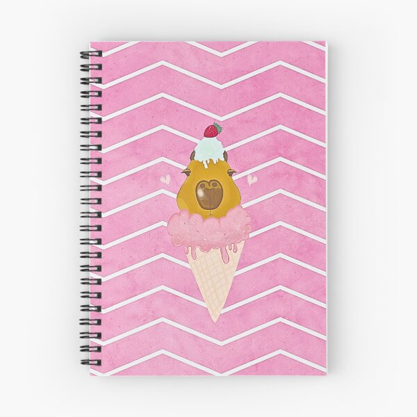 Item preview, Cute capybara ice cream chillin designed and sold by kippeo.