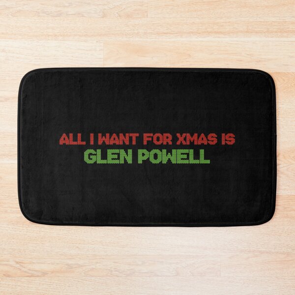 Item preview, All I Want for Xmas is Glen Powell designed and sold by 2000sbabyangel.