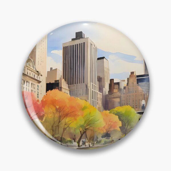 Item preview, Autumn Tapestry in Central Park Cafe Tales by the Fountain Urban Oasis: Central Park in Fall designed and sold by Frame of Mind .