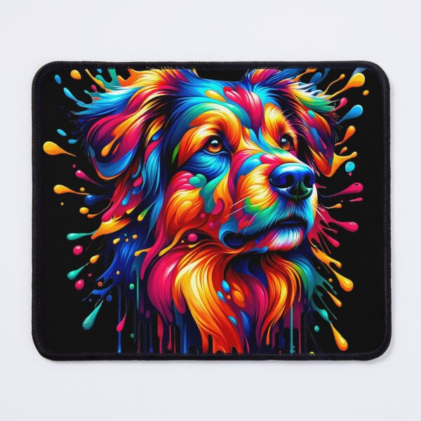 Item preview, Vibrant Colorful Artistic Dog Portrait designed and sold by PrimeTreasures.