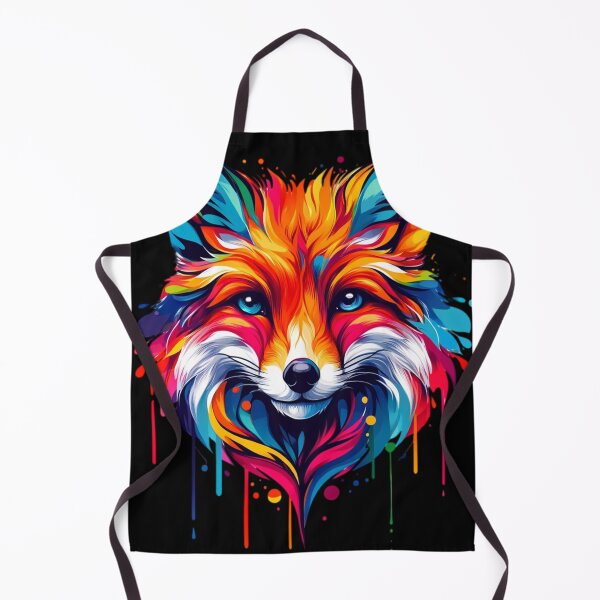 Item preview, Vibrant Colorful Artistic Fox Portrait designed and sold by PrimeTreasures.