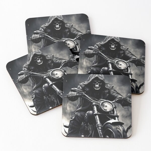 Item preview, Grim Reaper Blazing Thru the Valley designed and sold by TheDarkWardrobe.