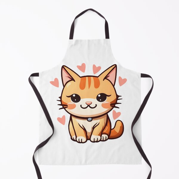 Aperçu de l'œuvre Love Tabby Orange Gingembre Chat Kawaii Mignon créée et vendue par Karolina1121.