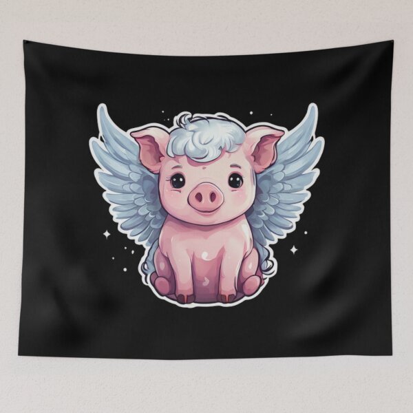 Item preview, Angel Pig Art designed and sold by Planetporridge.