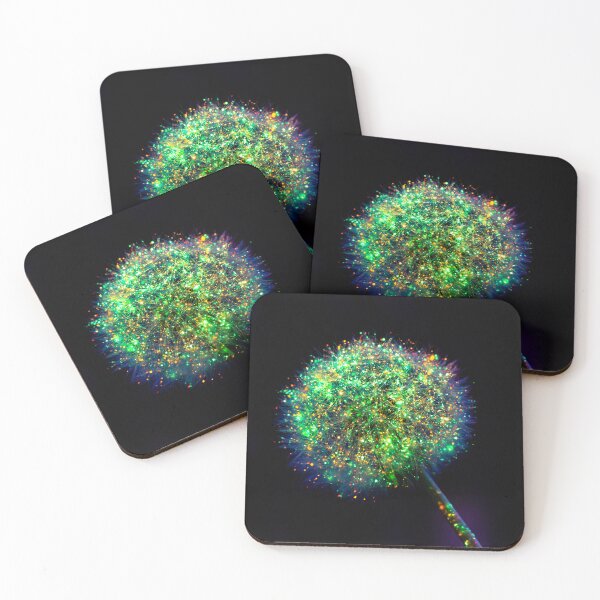 Item preview, Galactic Dandelion: A Burst of Fluorescent Wonders designed and sold by D3Diy.