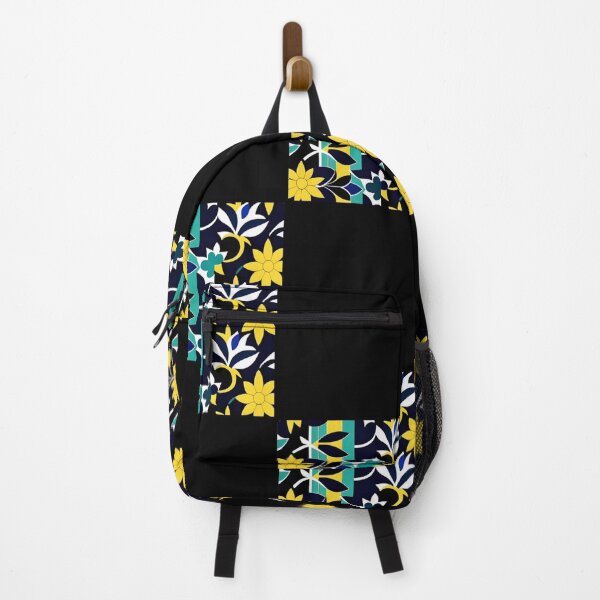 Item preview, Yellow Floral Checkerboard designed and sold by Dana Roper.