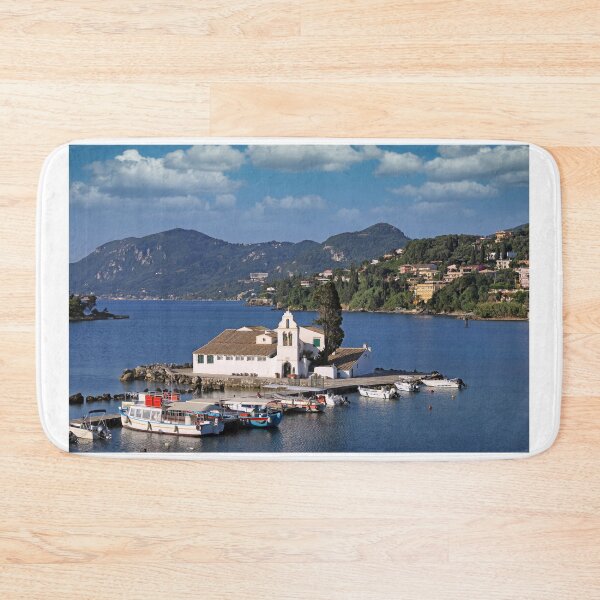 Item preview, Vlacherna Monastery on Corfu, Kerkyra, Greece designed and sold by goceris.