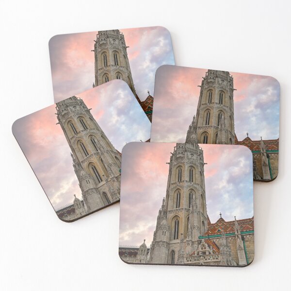 Item preview, The Matthias church tower in sunset, Budapest Hungary designed and sold by goceris.