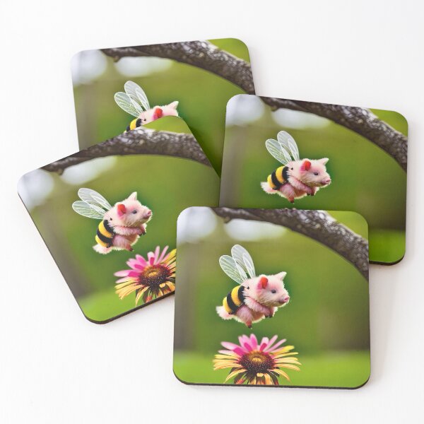 Item preview, Piggy-Bee with Flower and Tree designed and sold by David Bath.