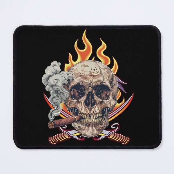 Item preview, Skull with a cigar designed and sold by ErikFQ.