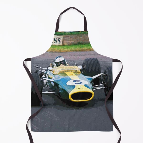 Item preview, Jim Clark racing his 1965 F1 racecar abstract designed and sold by Rodissimus1984.