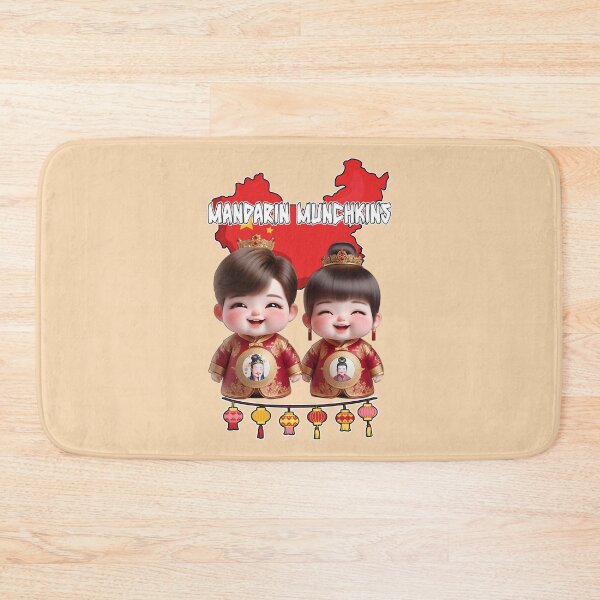 Item preview, Cute Smiling Chinese Boy and Girl wearing Chinese dynasty Royal Clothes designed and sold by Witsprings.