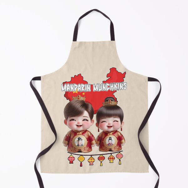 Item preview, Cute Smiling Chinese Boy and Girl wearing Chinese dynasty Royal Clothes designed and sold by Witsprings.