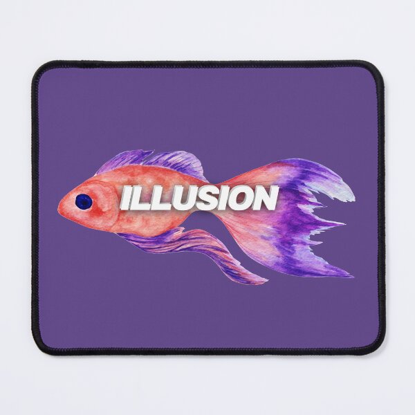 Item preview, Illusion Tropical Watercolor Fish designed and sold by karma-style.