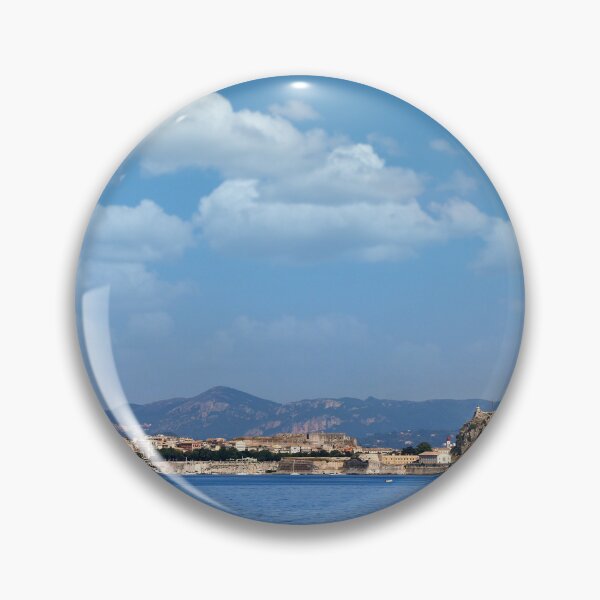 Item preview, Old fortress Corfu town Greece seascape designed and sold by goceris.