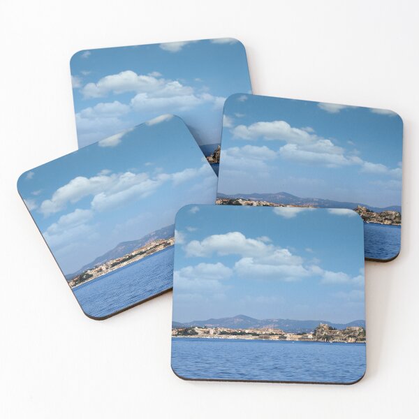 Item preview, Old fortress Corfu town Greece seascape designed and sold by goceris.