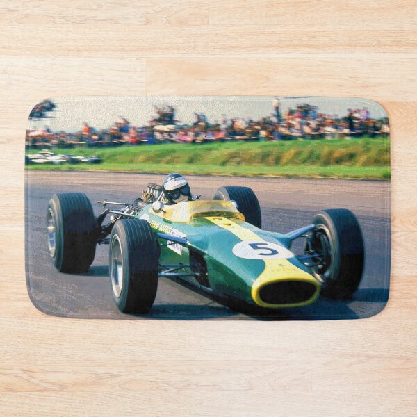 Item preview, Jim Clark drifting his 1965 F1 racecar in the corners abstract designed and sold by Rodissimus1984.